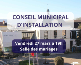 Conseil municipal d'installation