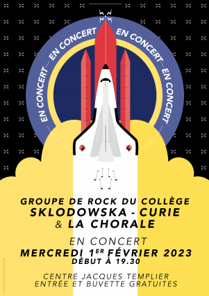 Concert rock collège 2023