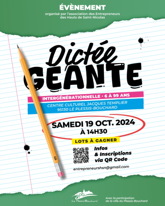 Dictée géante 2024