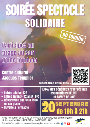 Soirée spectacle : solidaire