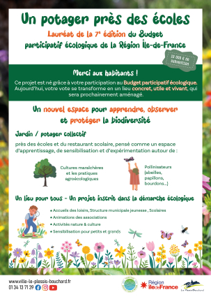 Budget participatif création d'un potager pédagogique 