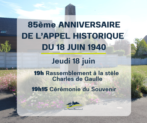 Commémoration 18 juin 1940
